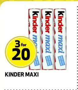 Bunnpris KINDER MAXI tilbud