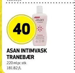 Bunnpris ASAN INTIMVASK TRANEBÆR tilbud