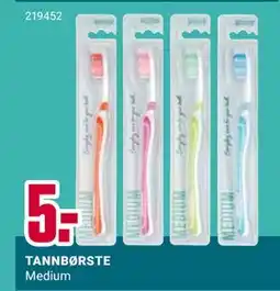 Europris TANNBØRSTE tilbud