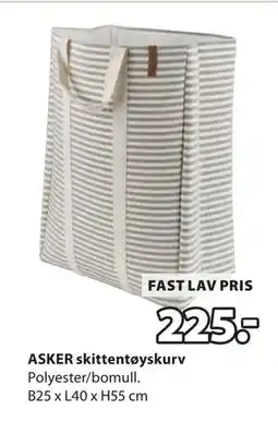 JYSK ASKER skittentøyskurv tilbud