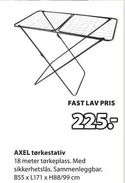 JYSK AXEL tørkestativ tilbud