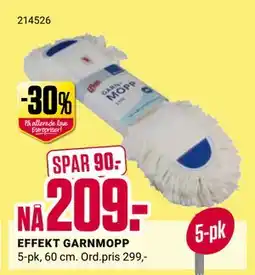 Europris EFFEKT GARNMOPP tilbud