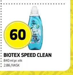 Bunnpris BIOTEX SPEED CLEAN tilbud