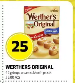 Bunnpris WERTHERS ORIGINAL tilbud