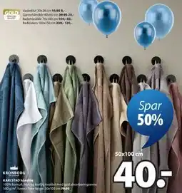 JYSK KARLSTAD håndkle tilbud