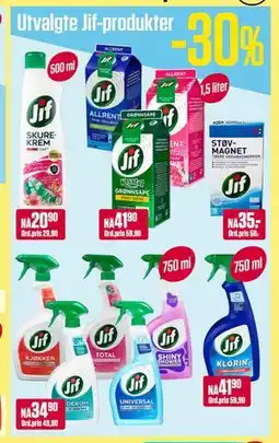 Europris Utvalgte Jif-produkter tilbud