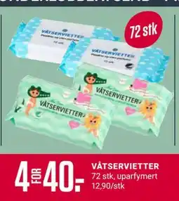 Europris VÅTSERVIETTER, Medlemspris tilbud