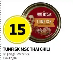 Bunnpris TUNFISK MSC THAI CHILI tilbud
