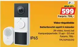 POWER Video-ringeklokke tilbud