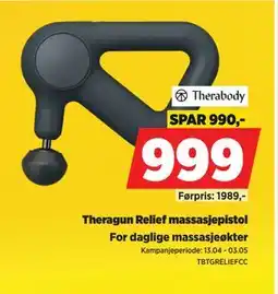 POWER Theragun Relief massasjepistol tilbud