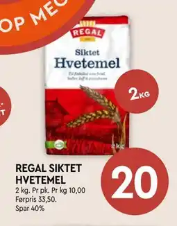 Coop Mega REGAL SIKTET HVETEMEL tilbud