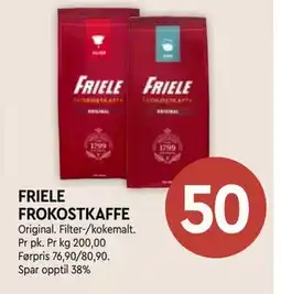 Coop Mega FRIELE FROKOSTKAFFE tilbud