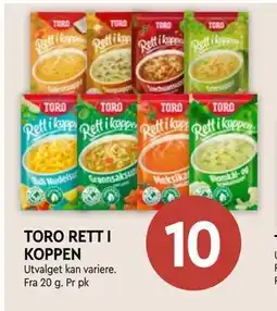 Coop Mega TORO RETT I KOPPEN tilbud