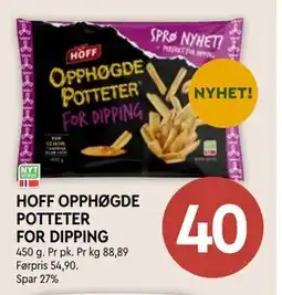 Coop Mega HOFF OPPHØGDE POTTETER FOR DIPPING tilbud