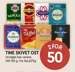 Coop Mega TINE SKIVET OST tilbud