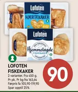 Coop Mega LOFOTEN FISKEKAKER tilbud
