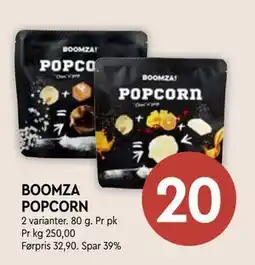 Coop Mega BOOMZA POPCORN tilbud