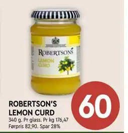 Coop Mega ROBERTSON'S LEMON CURD tilbud
