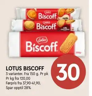 Coop Mega LOTUS BISCOFF tilbud
