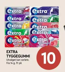 Coop Mega EXTRA TYGGEGUMMI tilbud