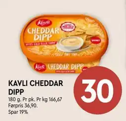 Coop Mega KAVLI CHEDDAR DIPP tilbud