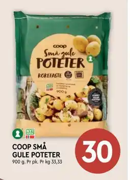 Coop Mega COOP SMÅ GULE POTETER tilbud