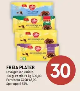 Coop Mega FREIA PLATER tilbud