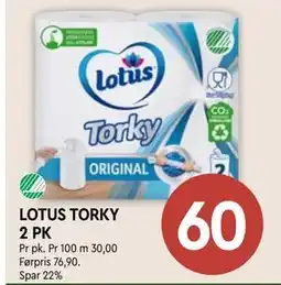 Coop Mega LOTUS TORKY 2 PK tilbud