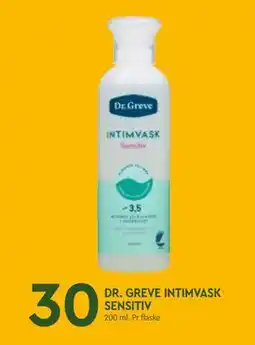 Coop Mega DR. GREVE INTIMVASK SENSITIV tilbud