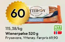 Gigaboks Wienerpølse 520 g tilbud