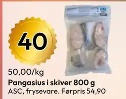 Gigaboks Pangasius i skiver 800 g tilbud