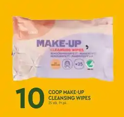 Coop Mega COOP MAKE-UP CLEANSING WIPES tilbud