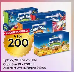 Gigaboks CapriSun 10 x 200 ml tilbud