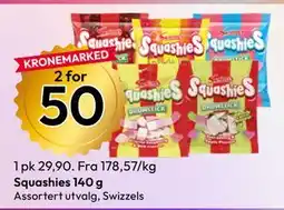 Gigaboks Squashies 140 g tilbud