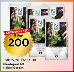 Gigaboks Plantejord 40 l tilbud