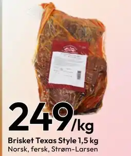 Gigaboks Brisket Texas Style 1,5 kg tilbud