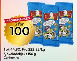 Gigaboks Sjokoladekjeks 150 g tilbud