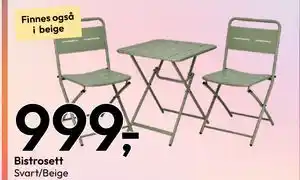Gigaboks Bistrosett tilbud