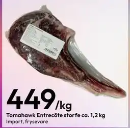 Gigaboks Tomahawk Entrecôte storfe ca. 1,2 kg tilbud