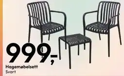 Gigaboks Hagemøbelsett tilbud