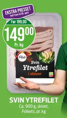 Kiwi Folkets Svin ytrefilet tilbud