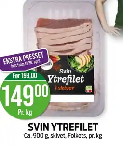 Kiwi Folkets Svin ytrefilet tilbud