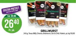 Kiwi Folkets Grillwurst tilbud