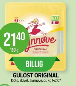 Kiwi Synnøve Gulost original tilbud