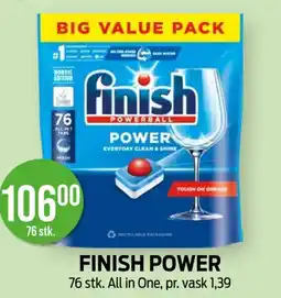 Kiwi Finish power tilbud