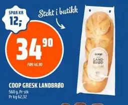 Coop Obs Coop gresk landbrød tilbud