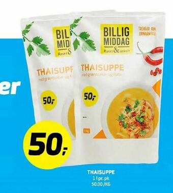 Bunnpris Thaisuppe tilbud