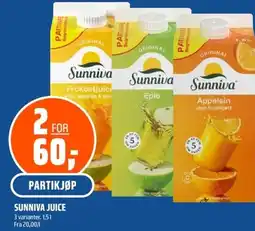Coop Obs Sunniva juice tilbud