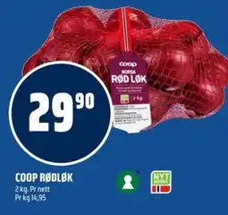 Coop Obs Coop rødløk tilbud