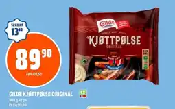 Coop Obs Gilde kjøttpølse original tilbud